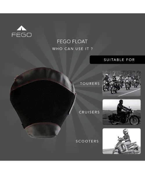 Fego Float - Air Suspension Seat Black Leather Cushion Seat With Air Suspension Technology-Fego 4 Fego Float - Air Suspension Seat Black Leather Cushion Seat With Air Suspension Technology-Fego - Image 2