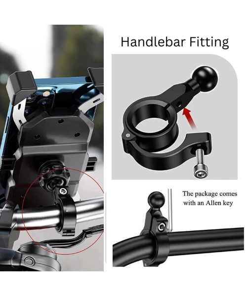 Yellowfin 17 MM Handle Bar Ball Buckle - Fixed Type-Yellowfin 4 Yellowfin 17 MM Handle Bar Ball Buckle - Fixed Type-Yellowfin - Image 2