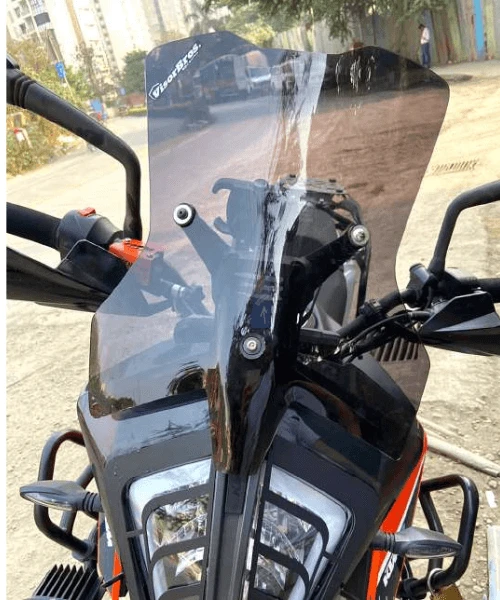 VisorBros Touring Windscreen For KTM 390 / 250 Adventure - Light Smoke-VisorBros 4 VisorBros Touring Windscreen For KTM 390 / 250 Adventure - Light Smoke-VisorBros - Image 2