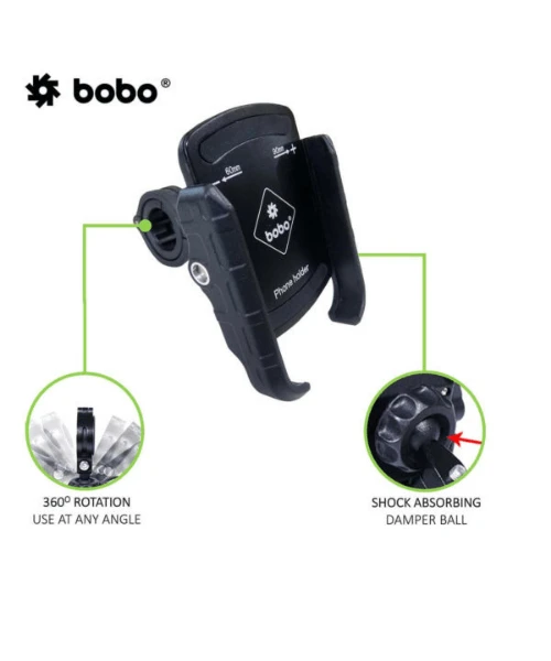 BOBO BM4 Jaw-Grip Bike / Cycle Phone Holder Motorcycle Mobile Mount - Orange-BOBO 4 BOBO BM4 Jaw-Grip Bike / Cycle Phone Holder Motorcycle Mobile Mount - Orange-BOBO - Image 2