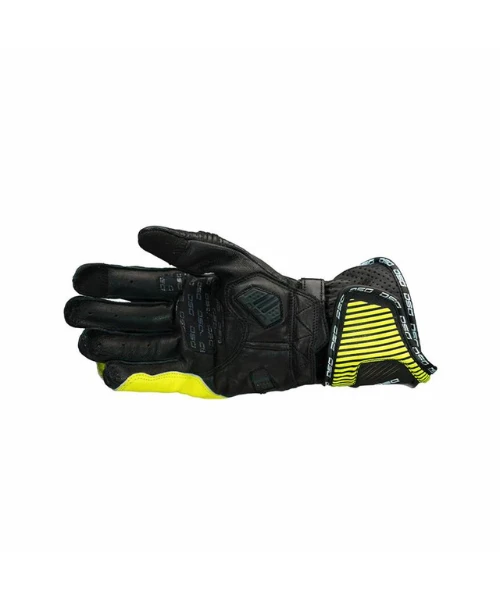DSG Race Pro V1 Riding Gloves - Black Yellow Fluo White-DSG 4 DSG Race Pro V1 Riding Gloves - Black Yellow Fluo White-DSG - Image 2
