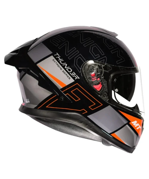 MT Thunder 3 SV Pro Enigma Helmet - Gloss Orange-MT Helmets 4 MT Thunder 3 SV Pro Enigma Helmet - Gloss Orange-MT Helmets - Image 2