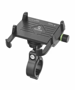 Yellowfin Claw Grip Aluminium Alloy Phone Holder Mount 360 Roatation - M6S-1 Black-Yellowfin