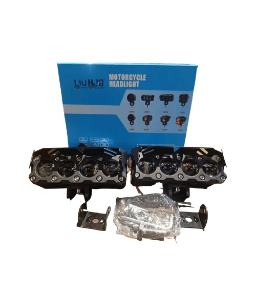 HJG Mega Drive 4 Lens Dual Color Led Fog Lights - Pair-HJG 4 HJG Mega Drive 4 Lens Dual Color Led Fog Lights - Pair-HJG - Image 2