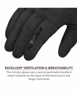 Viaterra Fender Daily Use Motorcycle Gloves - Gray-Viaterra -Motorcycle Riding Equipment Store 2 9 41e42127 db6f 4aa3 b474 483b7f6ba867