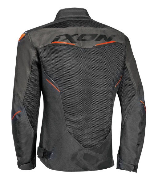 Ixon Draco Riding Jacket - Black Anthracite Orange-Ixon 4 Ixon Draco Riding Jacket - Black Anthracite Orange-Ixon - Image 2