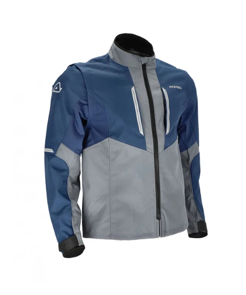 Acerbis X-Duro Enduro Riding Jacket - Blue Grey-Acerbis 4 Acerbis X-Duro Enduro Riding Jacket - Blue Grey-Acerbis - Image 2