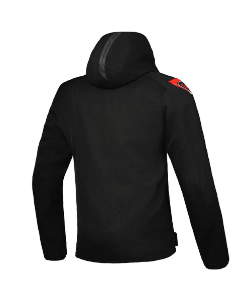 Ixon Fierce Riding Jacket - Black White Red-Ixon 4 Ixon Fierce Riding Jacket - Black White Red-Ixon - Image 2