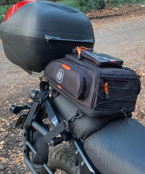 Tryka Gears Ride Mate 2.0 (25 Ltrs) Tank Bag - Black Orange-Tryka Gears 4 Tryka Gears Ride Mate 2.0 (25 Ltrs) Tank Bag - Black Orange-Tryka Gears - Image 2