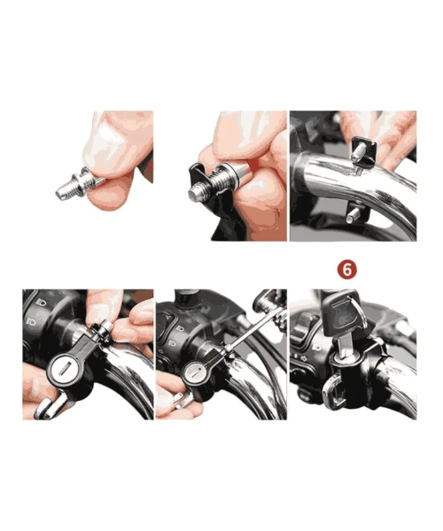 BBG Handlebar Helmet Lock-BBG 4 BBG Handlebar Helmet Lock-BBG - Image 2