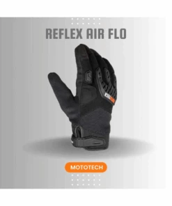 Mototech Reflex Air Flo Dual Sport Motorcycle Riding Gloves - Black-Mototech -Motorcycle Riding Equipment Store 2 f2f2fcb0 3144 42b9 a86e b51e78650af7