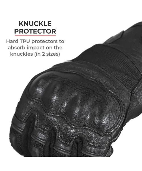 Viaterra Holeshot Summer Mesh Hybrid Gloves - Black-Viaterra 5 Viaterra Holeshot Summer Mesh Hybrid Gloves - Black-Viaterra - Image 3