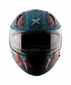 Axor Apex Venomous D/V Helmet - Dull Black Matt Blue-AXOR -Motorcycle Riding Equipment Store 3 139 8621d07e 19b0 4b82 b9b1 14f2ec29c4df