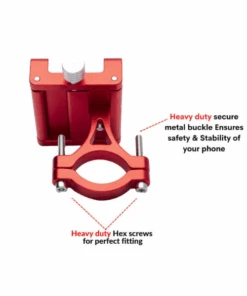 Yellowfin Claw Grip Mini Mobile Mount - Mini Red-Yellowfin -Motorcycle Riding Equipment Store 3 182