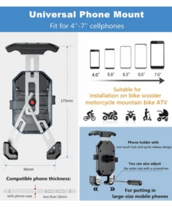 Yellowfin Y-Grip Quick Release Phone Holder Mount - M14-C2 Quick Release-Yellowfin 10 Yellowfin Y-Grip Quick Release Phone Holder Mount - M14-C2 Quick Release-Yellowfin -Motorcycle Riding Equipment Store 3 197