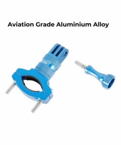 Yellowfin Handlebar Action Camera Mount Aluminium Alloy - MINI-ACT-BLUE-Yellowfin -Motorcycle Riding Equipment Store 3 201