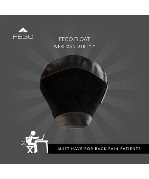 Fego Float - Air Suspension Seat Black Leather Cushion Seat With Air Suspension Technology-Fego 5 Fego Float - Air Suspension Seat Black Leather Cushion Seat With Air Suspension Technology-Fego - Image 3