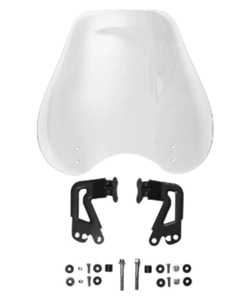 VisorBros Touring Windscreen For Royal Enfield Hunter 350 - Clear-VisorBros 3 VisorBros Touring Windscreen For Royal Enfield Hunter 350 - Clear-VisorBros