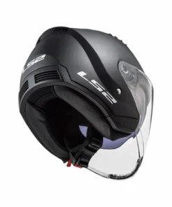LS2 OF600 Copter Helmet - Solid Matt Black-LS2 -Motorcycle Riding Equipment Store 3 45 16625bce 2cf2 409d 8416 55aaf943c843