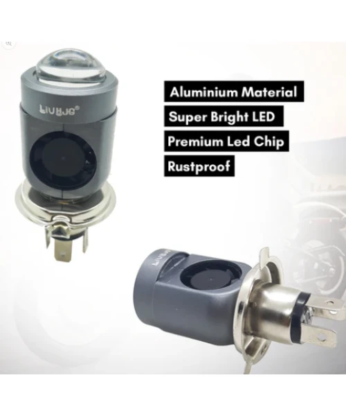 HJG Motorcycle LED Headlight Bulb Yellow/White With H4 Fitting - Pack Of 1-HJG 5 HJG Motorcycle LED Headlight Bulb Yellow/White With H4 Fitting - Pack Of 1-HJG - Image 3