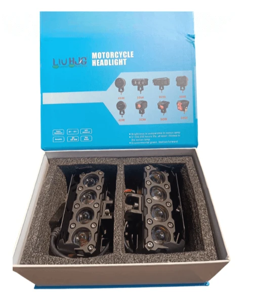 HJG Mega Drive 4 Lens Dual Color Led Fog Lights - Pair-HJG 5 HJG Mega Drive 4 Lens Dual Color Led Fog Lights - Pair-HJG - Image 3