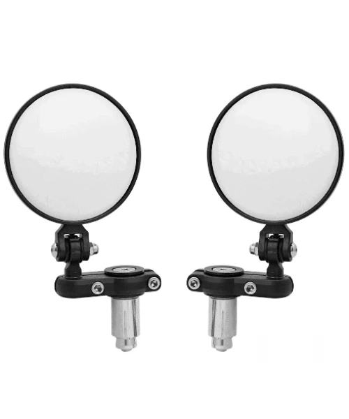 Moto Arch Universal Round Foldable Bar End Side Mirror-Moto Arch 3 Moto Arch Universal Round Foldable Bar End Side Mirror-Moto Arch