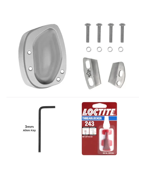 Viaterra RE Himalayan 450 Sidestand Shoe - Silver-Viaterra 5 Viaterra RE Himalayan 450 Sidestand Shoe - Silver-Viaterra - Image 3