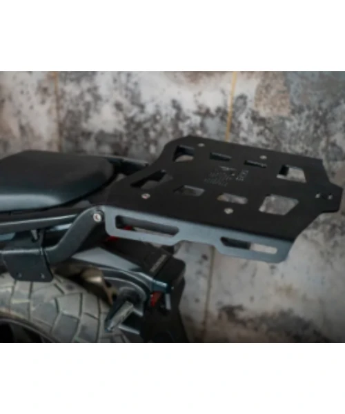 Zana Mild Steel Top Rack With Plate For Honda NX500 - Black - ZI-8471-Zana 5 Zana Mild Steel Top Rack With Plate For Honda NX500 - Black - ZI-8471-Zana - Image 3