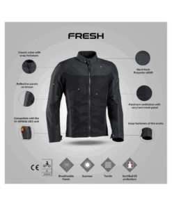 Ixon Fresh Riding Jacket - Black-Ixon 8 Ixon Fresh Riding Jacket - Black-Ixon -Motorcycle Riding Equipment Store 3 3e266852 9f5f 47d9 a2b9 bddf41b13396