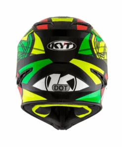 KYT Jumpshot Helmet - Gloss Black Green Fluo-KYT Helmets -Motorcycle Riding Equipment Store 3 4b436192 6185 4b83 81fb 7a99ff8cf901