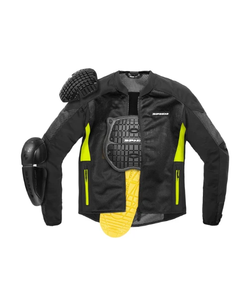 Spidi Super Net Riding Jacket - Black Yellow-Spidi 5 Spidi Super Net Riding Jacket - Black Yellow-Spidi - Image 3
