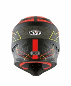 KYT Jumpshot Helmet - Matt Black Red-KYT Helmets -Motorcycle Riding Equipment Store 3 780f1e4f ab98 4279 aaa7 d966fd817098