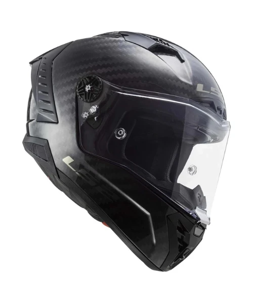 LS2 FF805 Thunder Carbon Helmet - Gloss Black-LS2 5 LS2 FF805 Thunder Carbon Helmet - Gloss Black-LS2 - Image 3