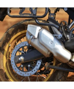 Auto Engina Heat Shield Extender For Royal Enfield Himalayan 450 - Silver-Auto Engina -Motorcycle Riding Equipment Store 3 a48472ce 2666 45fe a160 a35382e2a286