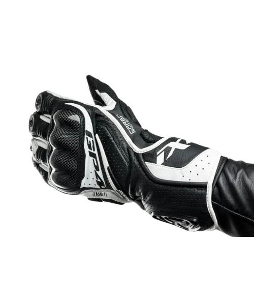 Ixon GP4 Air Riding Gloves - Black White-Ixon 5 Ixon GP4 Air Riding Gloves - Black White-Ixon - Image 3