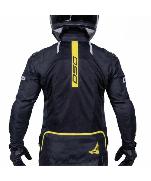DSG GP X Riding Jacket - Black Yellow Fluo-DSG 5 DSG GP X Riding Jacket - Black Yellow Fluo-DSG - Image 3