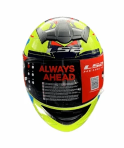 LS2 FF352 Rookie Betha Helmet - Hi Viz Yellow Navy Blue-LS2 -Motorcycle Riding Equipment Store 3 fe50a9ad 1841 4635 bcbe 10ee17baff3c