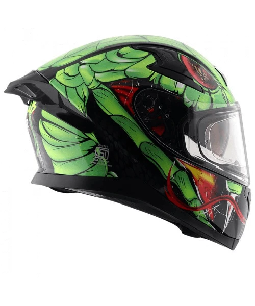 Axor Apex Venomous D/V Helmet - Black Neon Green-AXOR 6 Axor Apex Venomous D/V Helmet - Black Neon Green-AXOR - Image 4