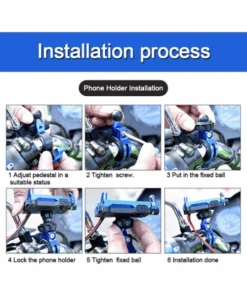Yellowfin Claw Grip Aluminium Mobile Phone Holder Mount With 360 Rotation - M7 Blue-Yellowfin 10 Yellowfin Claw Grip Aluminium Mobile Phone Holder Mount With 360 Rotation - M7 Blue-Yellowfin -Motorcycle Riding Equipment Store 4 151