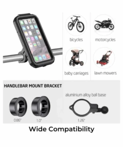 Yellowfin Fully Waterproof Handlebar Mobile Phone Holder Without Charger - M18L-B1 Handlebar-Yellowfin 12 Yellowfin Fully Waterproof Handlebar Mobile Phone Holder Without Charger - M18L-B1 Handlebar-Yellowfin -Motorcycle Riding Equipment Store 4 162 5db29de6 cd2d 4d29 abe9 e0fa727cfa96