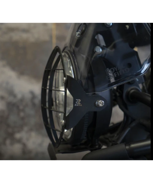 Zana Head Light Guard For Himalayan 450 Black Stainless Steel Type-1 - ZI-8436-Zana 6 Zana Head Light Guard For Himalayan 450 Black Stainless Steel Type-1 - ZI-8436-Zana - Image 4