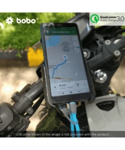BOBO BM1 Jaw-Grip Bike Phone Holder Motorcycle Mobile Mount - Silver-BOBO -Motorcycle Riding Equipment Store 4 212