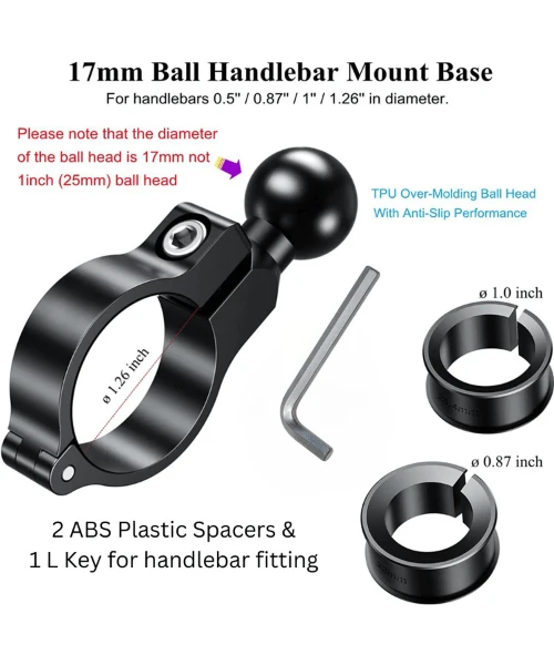 Yellowfin 17 MM Handle Bar Ball Buckle - Fixed Type-Yellowfin 6 Yellowfin 17 MM Handle Bar Ball Buckle - Fixed Type-Yellowfin - Image 4