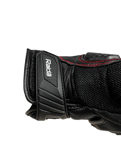 Raida AirWave Motorcycle Riding Gloves - Black Red-Raida 6 Raida AirWave Motorcycle Riding Gloves - Black Red-Raida - Image 4