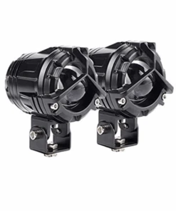 HJG Mercedes Y Lens Ultra Wide LED Fog Lights White/Yellow - Pair + Wire Harness + Switch + Flasher-HJG -Motorcycle Riding Equipment Store 4 4 6e3517dc 78dd 4ce4 b0ea 715d5f15e6ad