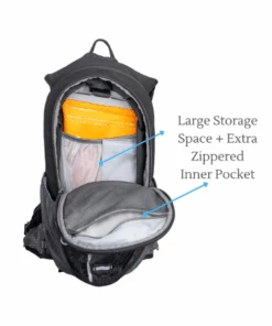 Mototech Stealth Hydration Backpack - 8L - Black-Mototech -Motorcycle Riding Equipment Store 4 56 eb65d7a5 2a60 457c a291 db3ebdd79a86