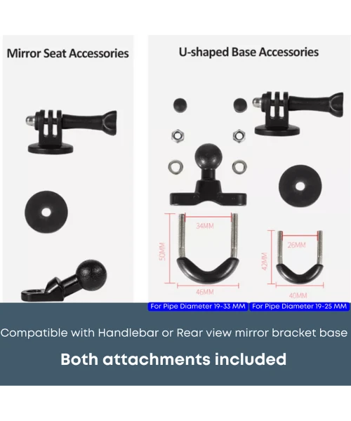Yellowfin Aluminium Alloy Action Camera Mount Compatible With Gopro - 2 Attachments-Yellowfin 6 Yellowfin Aluminium Alloy Action Camera Mount Compatible With Gopro - 2 Attachments-Yellowfin - Image 4