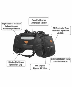 Guardian Gears Rhino Mini 50L Tail Bag With Rain Cover-Guardian Gears -Motorcycle Riding Equipment Store 4 59