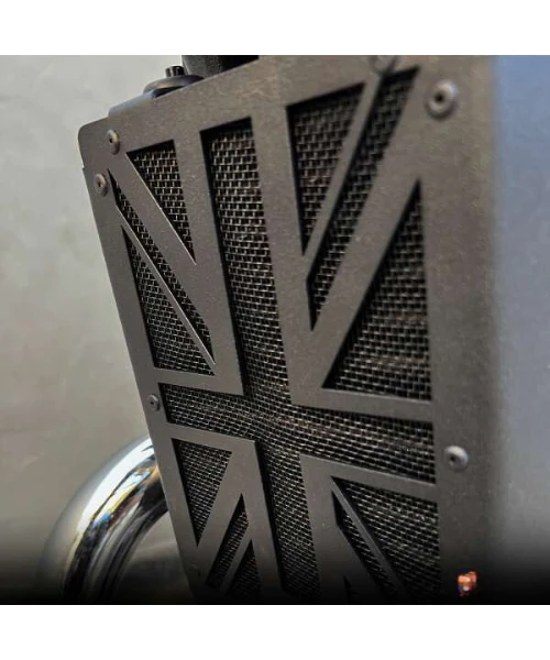 Zana UK Flag Radiator Guard For Royal Enfield Super Meteor 650 Black - ZI-8285-Zana 7 Zana UK Flag Radiator Guard For Royal Enfield Super Meteor 650 Black - ZI-8285-Zana - Image 5