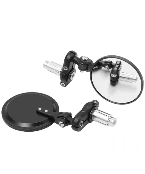 Moto Arch Universal Round Foldable Bar End Side Mirror-Moto Arch 6 Moto Arch Universal Round Foldable Bar End Side Mirror-Moto Arch - Image 4